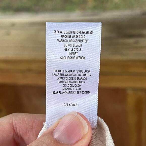 Maison Tara White And Brown Polka Dot Classic Midi Dress Size 16W - Picture 11 of 11